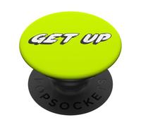 Levez-Vous | Get on Up Wake Up Get Out of Bed PopSockets PopGrip Adhésif