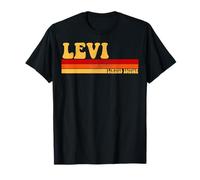 Levi Nom personnalisé Idée Homme Rétro Vintage Levi T-Shirt