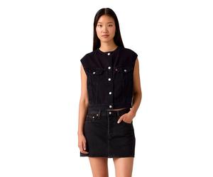 Levi´s ® Collarle Shrunken 90s Waistcoat Noir S Femme