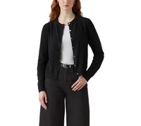 Levi’s Femme Cardigan à Col Rond, Doux, Noir (Anthracite Night), M
