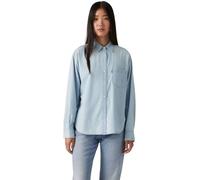 Levi’s Femme Chemise Denim Harlie en Coton avec Col à Pointe, Bleu (Where is She), XS