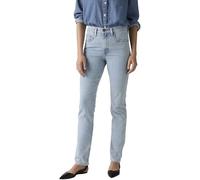 Levi’s Femme Jean 724 avec Stretch, Straight Fit, Bleu (Siren Singer), W32/L32