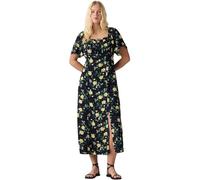 Levi´s ® Amara Column Flutter Short Sleeve Midi Dress Noir L Femme