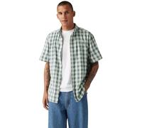 Levi's Homme Chemise Manche Courte col boutonné Authentic Xavier Plaid Vintage Indigo X Multi Colour M