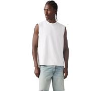 Levi’s Homme Débardeur en Coton à Col Rond, Blanc (Bright White), L