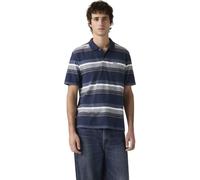 Levi’s Homme Polo Manches Courtes en Coton, Relaxed Fit, Bleu (Kurtley Stripe Dress), M