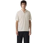 Levi's Polo homme Original Manches courtes Piqué Standard Fit Beige (Teddy Stripe Egret) L