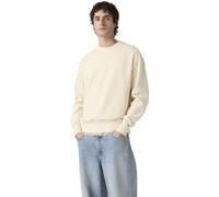 Levi’s Homme Sweatshirt à col Rond, Relaxed Fit, Blanc Cassé (Garment Dye Rutabaga), L