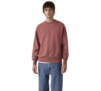 Levi’s Homme Sweatshirt à col Rond, Relaxed Fit, Rouge (Garment Dye Roan Rou), L