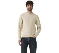 Levi’s Homme Sweatshirt Lightweight Housemark avec Stretch, Col Rond, Beige (White Peppercorn HEA), L