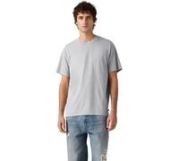Levi’s Homme T-Shirt Essential à Col Rond, Relaxed Fit, Beige (Light Gray HTR Bros), L