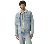 Levi’s Homme Veste denim Type III Sherpa Trucker doublée, Regular Fit, Bleu (Kentucky Blue Sherpa), XXL