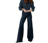 Levi´s ® 318 Shaping Wide Leg Jeans Bleu 32 / 32 Femme