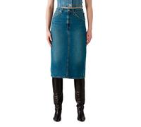 Levi's Jupe High Rise Back Slit Skirt – denim bleu Worn In – 29W