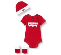 Levi's Kids Body Batwing manches courtes Rouge 0-6 mois
