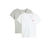 Levi's 2pack Perfect Vneck Tees T-Shirt Femme (Lot de 2)