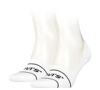 Levi's Footie Chaussettes, Blanc, 43/46 (Lot de 2) Unisexe