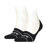 Levi's Footie Chaussettes, Noir, 43/46 (Lot de 2) Unisexe