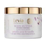 Levia Beurre Corporel Gourmand Vanille & Huile de Figue de Barbarie Anti-Rides & Raffermissant pour Corps, Hydratant Intense, Parfum Sensuel, 350 ml