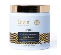Levia | Masque Nourrissant Argan | Restaure la vitalité des cheveux | Hydrate & Renforce | Cheveux lisses & soyeux | Huile d’Argan | Convient aux cheveux secs & abimés | Cruelty-free | 500 ml
