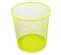 Leviatan Corbeille à Papier en Treillis Métallique | Poubelle de Bureau Poubelle à Papier | Parfait pour la Maison, le Bureau ou L'école | 266 x 218 x 280 mm, 12 L | Lime