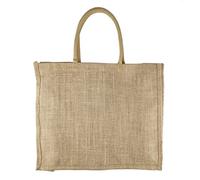 Leviatan EKO Sac Toile de Jute 42x36cm - 100% Jute Shopper, Sac Cabas Shopping, Naturel Sacs - Robuste et Grand (Lot de 2)