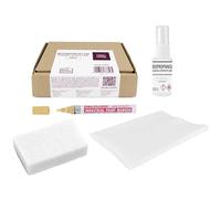 LEVIATAN Kit de restauration d'inscriptions sur pierre tombale, kit de restauration d'inscriptions, réparation de pierre tombale, révision de pierre tombale, marqueur à huile doré