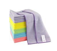 Leviatan Lot de 30 Chiffons de Nettoyage en Microfibre - pour La Maison,Hôtel,Bureau - 30x30cm - Multicolore