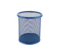 Leviatan pot à crayons en métal | Porte-stylo rond en fil métallique | Mesh pot multifonctions pour stylos Ø91 mm bleu marine
