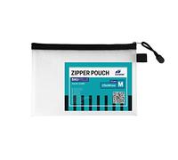 LEVIATAN Set de 12 Pochettes Document A5 - Pochettes à Dossiers - Pochettes Zippées Transparentes, Pochettes avec Fermeture Éclair pour Documents