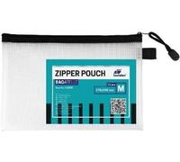 LEVIATAN Set de 12 sacs A5 zippés Sacs de voyage Poches zippées transparentes Pochettes de documents zippées Sac étanche Stockage de la papeterie, des cosmétiques