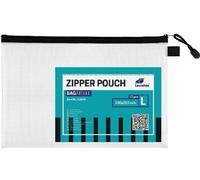 LEVIATAN Set de 12 sacs zippés A4 Sacs de voyage Pochettes zippées transparentes Pochettes zippées pour documents Sacs étanches Stockage de la papeterie, des cosmétiques