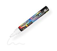 LEVIATAN | Stylos à Craie Essuyable à Sec et Humide | Pour Tableau Noir Lavable | 2-3 mm | Marqueurs à Craie | 8 g - Blanc