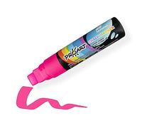 LEVIATAN | Stylos à Craie | Pour Tableau Noir Lavable | Stylo à Craie Essuyable à Sec et Humide | 10 mm | Marqueur Craie | 15 mm | Marqueurs à Craie Pour Tableau | 28 g - Rose