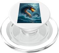 Léviathan, Serpent de mer biblique Colossal des tempêtes PopSockets PopGrip pour MagSafe