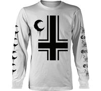 Leviathan - T-shirt "Howl" pour homme/femme Unie Manches Longues PH3111 (XXL) (Blanc)