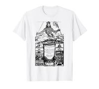 Leviathan Thomas Hobbes Couverture de livre de titre vintage T-Shirt