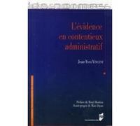 L'évidence en contencieux administratif Pur (Auteur)