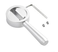 Levier à vapeur pour machines à expresso, 11 x 4,8 cm, bouton de contrôle de l'eau chaude en alliage d'aluminium, activation fluide de la vapeur, pièce de rechange fiable pour 870/875/876 (argent)