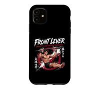 Levier Avant Calisthenics Anime Gym Workout Design Coque pour iPhone 11