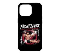 Levier Avant Calisthenics Anime Gym Workout Design Coque pour iPhone 16 Pro