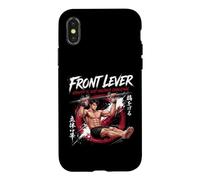 Levier Avant Calisthenics Anime Gym Workout Design Coque pour iPhone X/XS