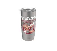 Levier avant Calisthenics Anime Gym Workout Design Gobelet isotherme en acier inoxydable double paroi