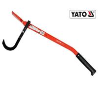 Levier avec crochet - Yato - YT-79901 - Pour tourner les coffres - Outil robuste - Pratique à utiliser