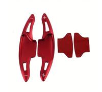 Levier Changement Vitesse Au Volant Voiture Compatible Avec Ford Pour Explorer 2020 2021 2022 2023 XLT Pour Limited Pour Platinum Rallonge palette volant(Red)