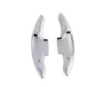 Levier Changement Vitesse Au Volant Voiture Compatible Avec Ford Pour Explorer 2020 2021 2022 2023 XLT Pour Limited Pour Platinum Rallonge palette volant(Silver)