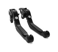 Levier d Embrayage pour Moto pour SLR 650 1997-1998 Leviers d'embrayage | FX 650 Pour Vigor 1999-2000 Leviers D'embrayage De Frein Extensibles Pliants Réglables Pour Moto(All black)