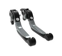 Levier d Embrayage pour Moto pour SLR 650 1997-1998 Leviers d'embrayage | FX 650 Pour Vigor 1999-2000 Leviers D'embrayage De Frein Extensibles Pliants Réglables Pour Moto(Black titanium)