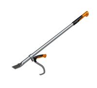 Fiskars Levier d'abattage avec crochet de levage, Pour bûcheronnage, Longueur: 115 cm, Noir/Orange/Argenté, WoodXpert, Taille: L, 1015439