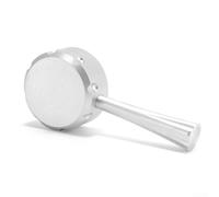 Levier de baguette vapeur en aluminium pour machines à café Breville 870 878, bouton de rechange pour eau chaude à portée étendue pour placement mural, noir (argent)